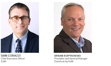 ABL Advisor video interview showing photos of Dan Corazzi and Brian Koprowski of Solifi and DataScan