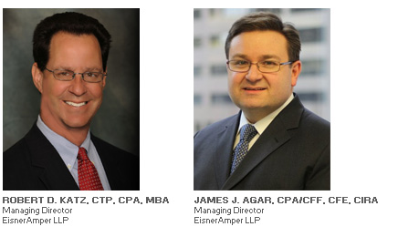 Photos of Robert D. Katz and James J. Agar - Managing Directors at EisnerAmper LLP