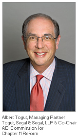 Photo of Albert Togut - Managing Partner - ABI Commission for Chapter 11 Reform