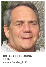 Photo of Harvey Friedman - COO and CCO - Lenders Funding LLC