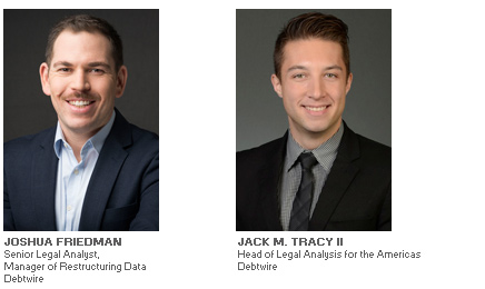 Photos of Joshua Friedman & Jack M. Tracy II of Debtwire