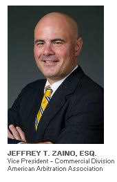 Photo of Attorney Jeffrey T. Zaino - Vice President – Commercial Division - American Arbitration Association
